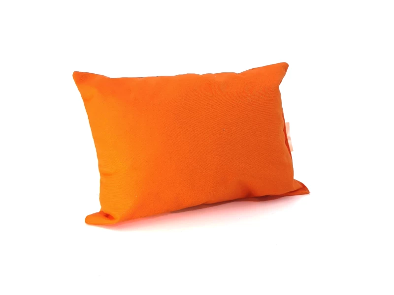 Μαξιλάρι καναπέ 80% Βαμβάκι + 20% Polyester πορτοκαλί με γέμιση comforel 35 x 20 (Σειρά λονέτα)