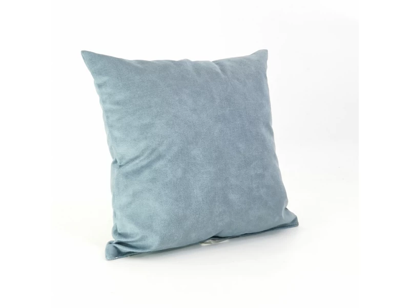 Μαξιλάρι καναπέ τύπου Suede μπλε με γέμιση comforel 35 x 35 (Σειρά kalifornia)