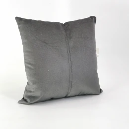 Μαξιλάρι καναπέ Velure γκρι με γέμιση comforel 35 x 35 (Σειρά Texas)