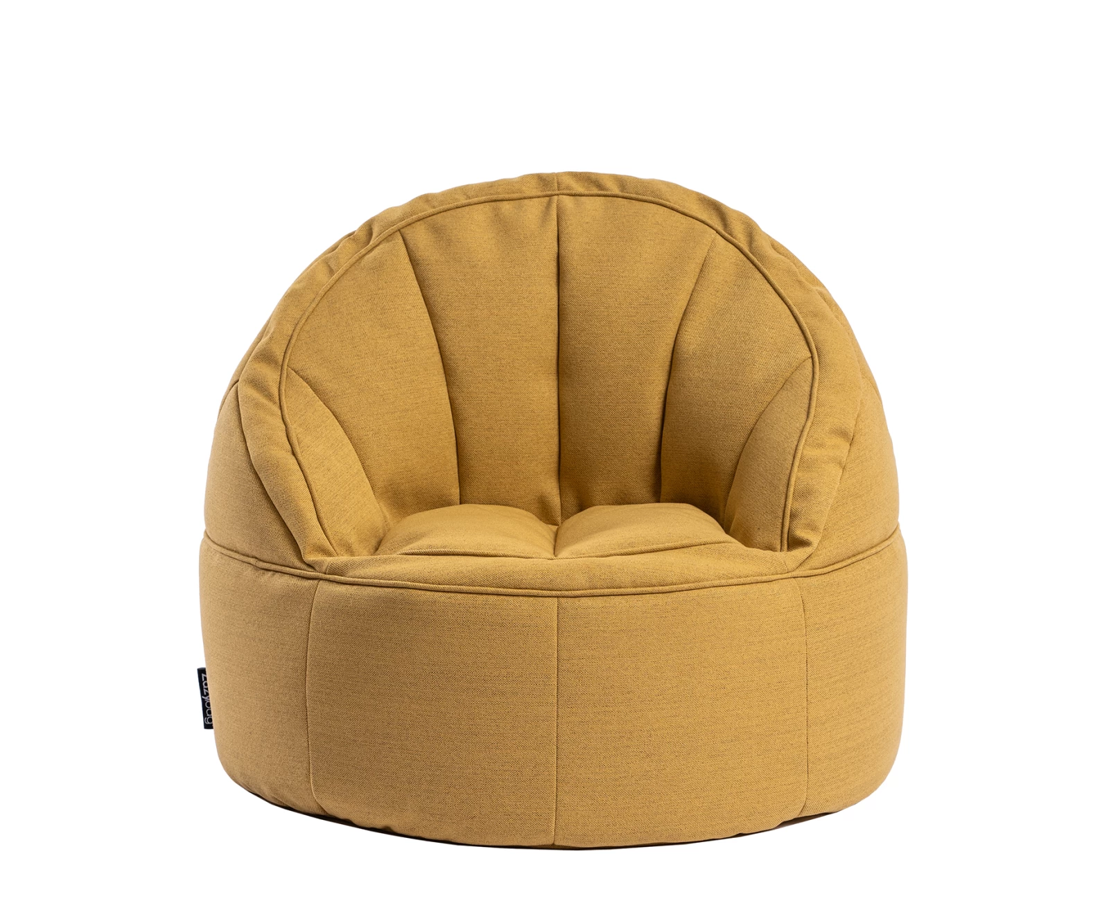 Πουφ Πολυθρόνα LINDE Κίτρινο Ύφασμα 70x75cm | Mypouf.gr