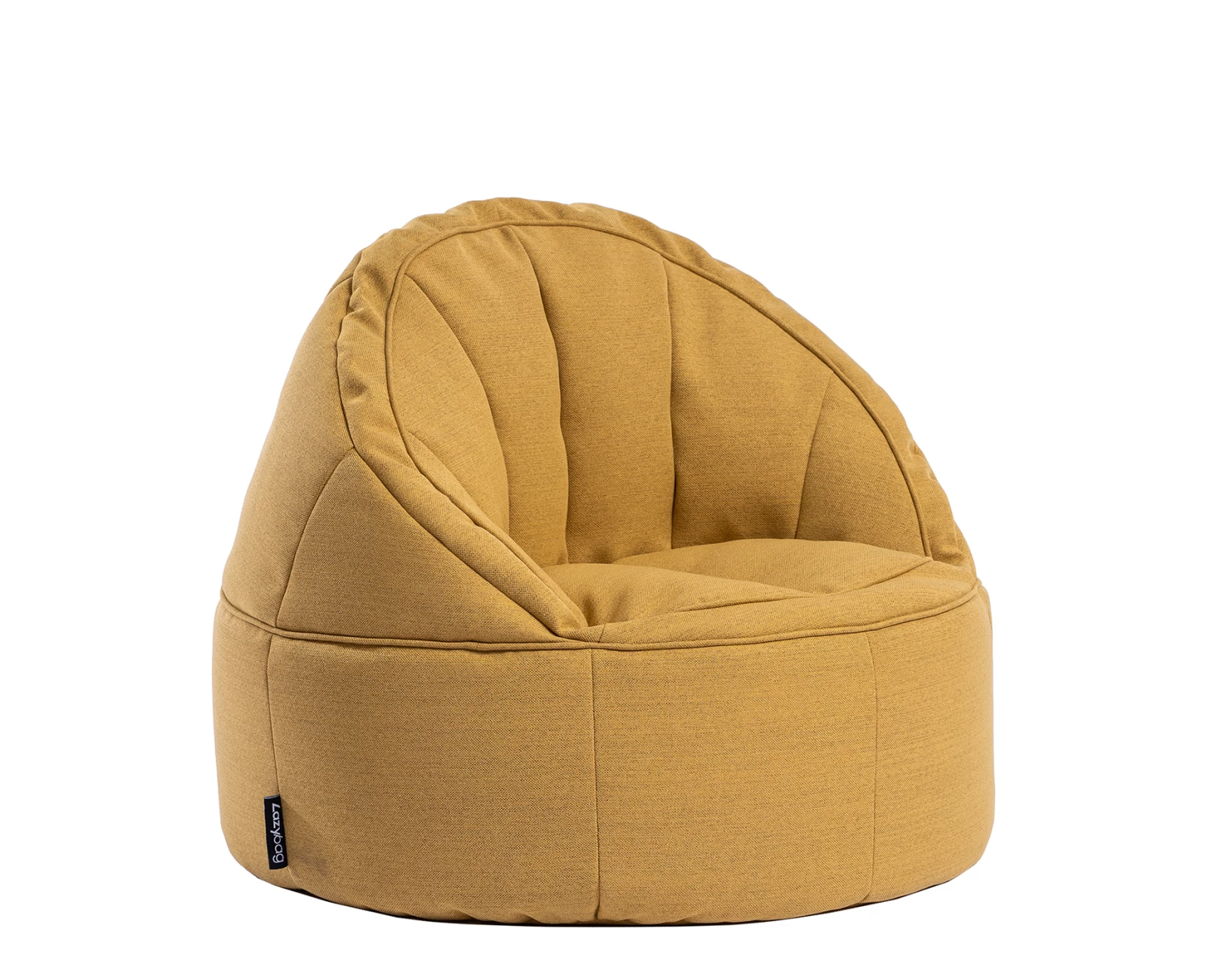 Πουφ Πολυθρόνα LINDE Κίτρινο Ύφασμα 70x75cm | Mypouf.gr