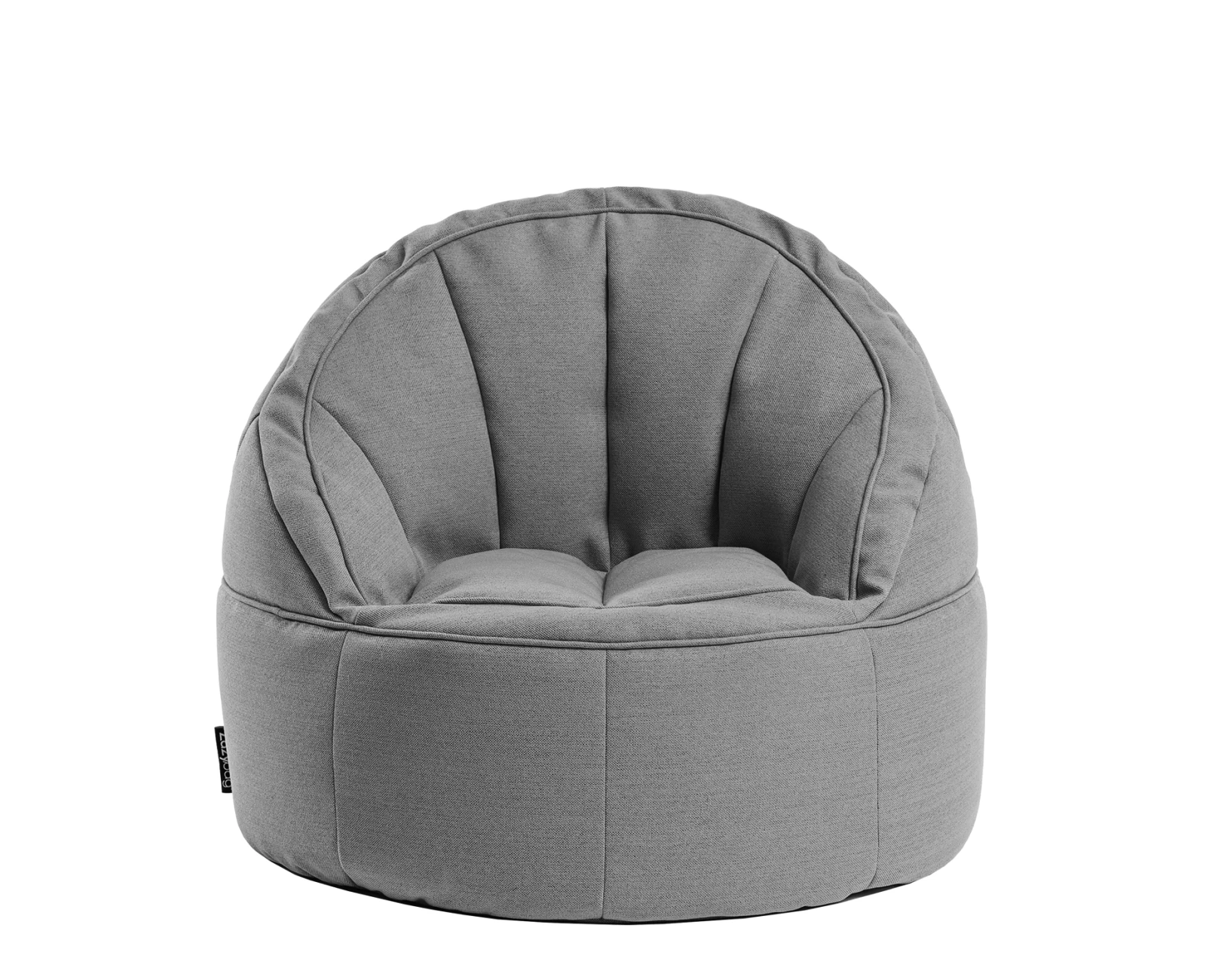 Πουφ Πολυθρόνα LINDE Γκρι Ύφασμα 70x75cm | Mypouf.gr
