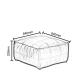 Πουφ OMARI Μαύρο Δέρμα 64x64x32cm | Mypouf.gr Πουφ OMARI Μαύρο Δέρμα 64x64x32cm | Mypouf.gr