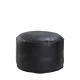 Πουφ AKILA Μαύρο Δέρμα Φ86x39cm | Mypouf.gr Πουφ AKILA Μαύρο Δέρμα Φ86x39cm | Mypouf.gr