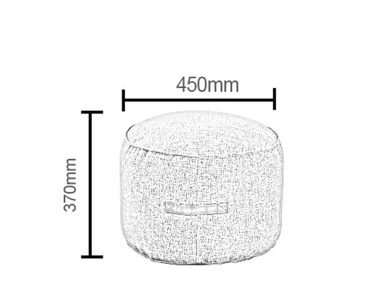 Πουφ MOSI Κόκκινο Ύφασμα 45x37cm | Mypouf.gr Πουφ MOSI Κόκκινο Ύφασμα 45x37cm | Mypouf.gr