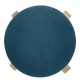 Σκαμπό MILOA Μπλε/Φυσικό Ύφασμα/Ξύλο 42x42x45cm - Εικόνα 4 | Mypouf.gr