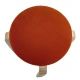 Σκαμπό MILOA Πορτοκαλί/Φυσικό Ύφασμα/Ξύλο 42x42x45cm - Εικόνα 5 | Mypouf.gr