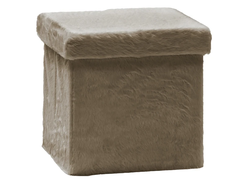 Πουφ Αναδιπλούμενο Τόρτορα Velure 38x38cm