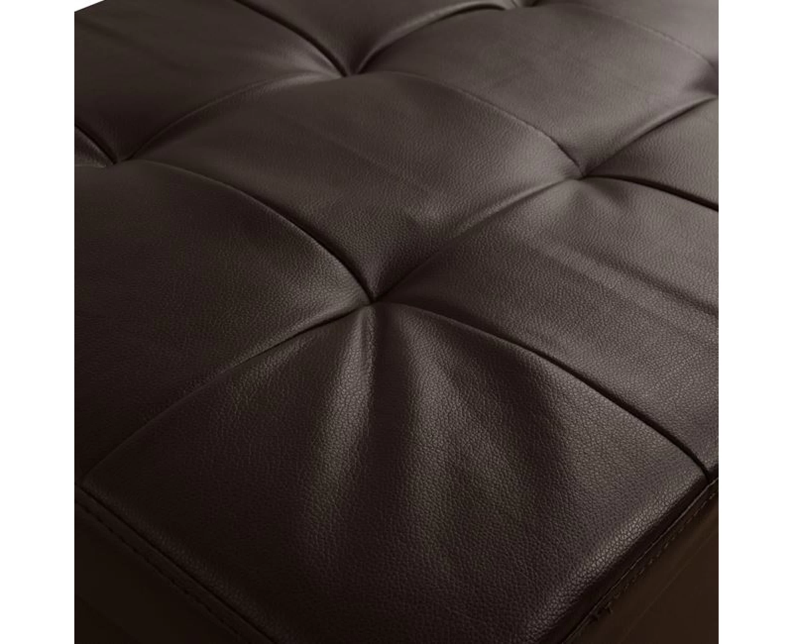 ΣΚΑΜΠΟ-ΜΠΑΟΥΛΟ ΜΕ PU ΚΑΦΕ PUNK HM279.03 90X50X52Υεκ. | Mypouf.gr