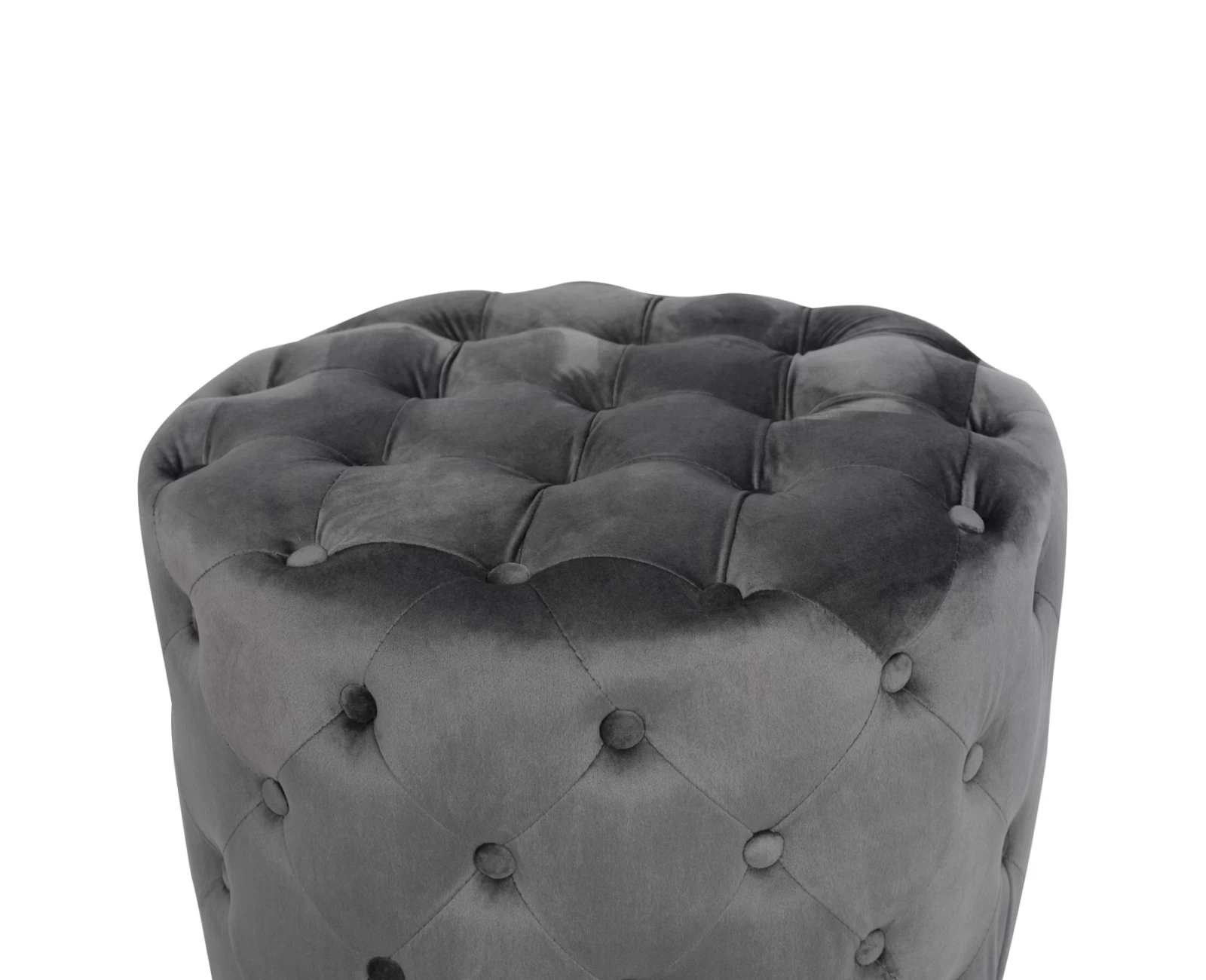 ΣΚΑΜΠΟ KASSIE ΓΚΡΙ ΒΕΛΟΥΔΟ ΤΥΠΟΥ CHESTERFIELD HM8406.01 Φ60x43Υ εκ. | Mypouf.gr ΣΚΑΜΠΟ KASSIE ΓΚΡΙ ΒΕΛΟΥΔΟ ΤΥΠΟΥ CHESTERFIELD HM8406.01 Φ60x43Υ εκ. | Mypouf.gr