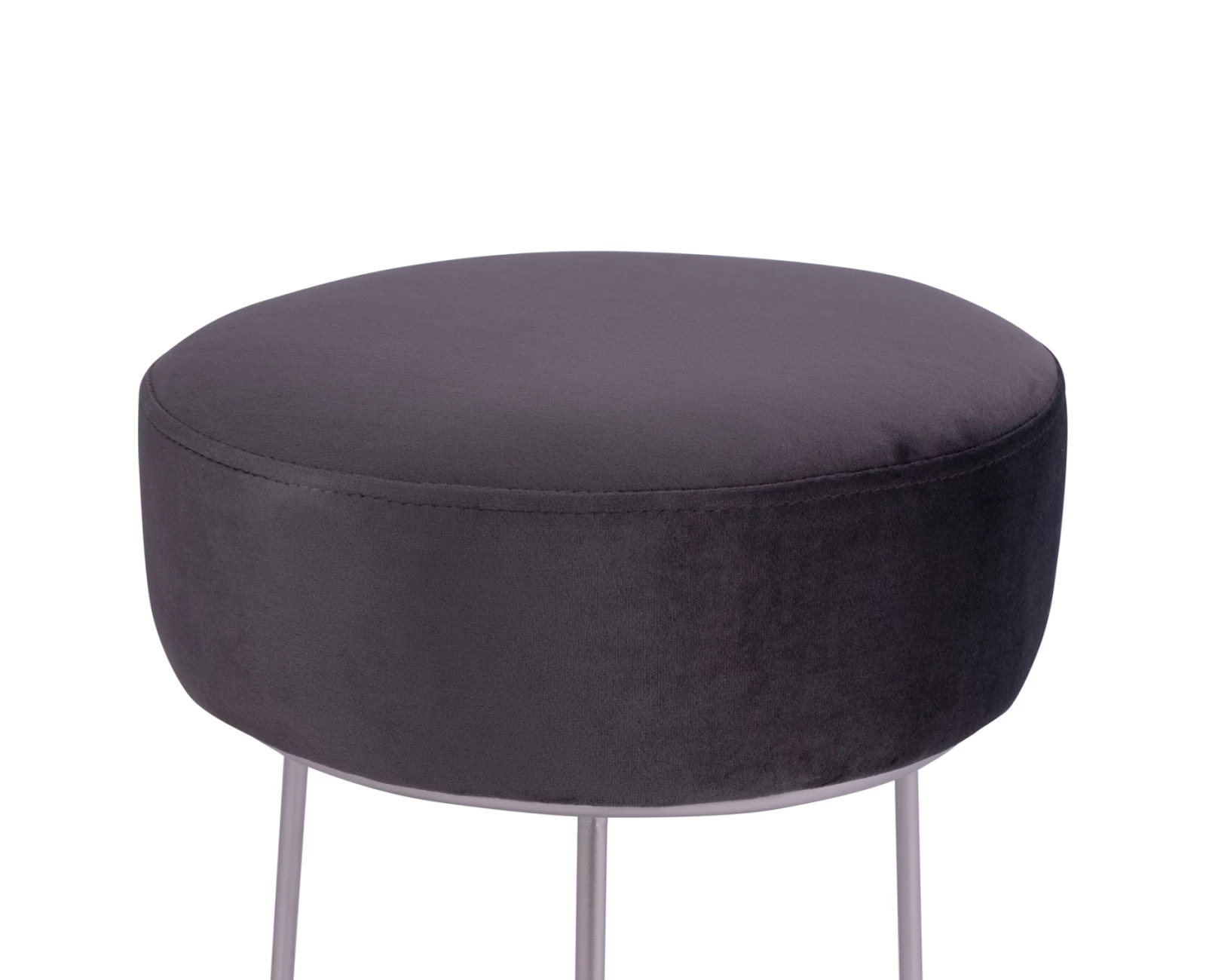 ΣΚΑΜΠΟ KARLO ΓΚΡΙ ΒΕΛΟΥΔΟ ΜΕ ΑΣΗΜΙ ΒΑΣΗ HM8411.01 Φ36x38Υ εκ. | Mypouf.gr ΣΚΑΜΠΟ KARLO ΓΚΡΙ ΒΕΛΟΥΔΟ ΜΕ ΑΣΗΜΙ ΒΑΣΗ HM8411.01 Φ36x38Υ εκ. | Mypouf.gr