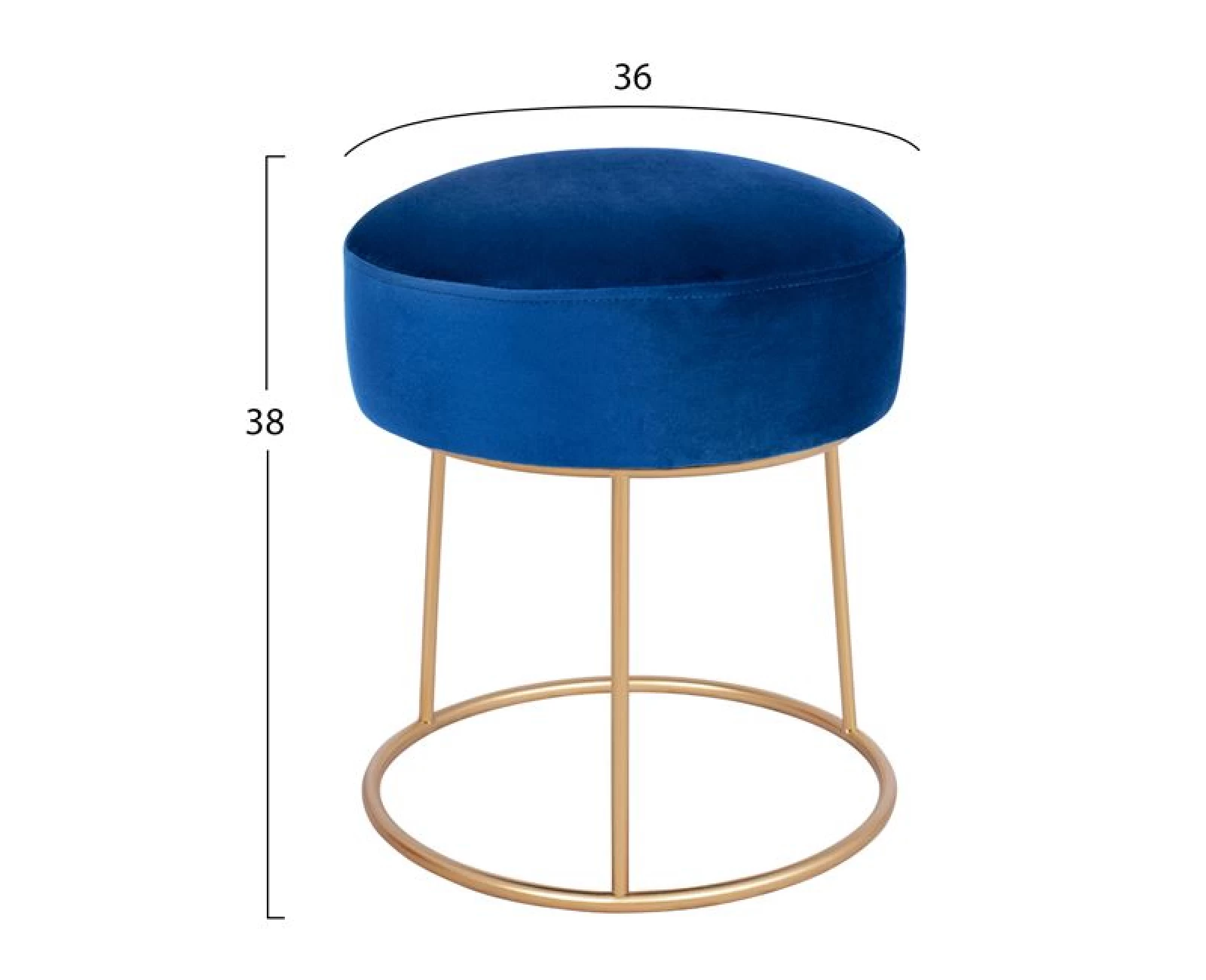 ΣΚΑΜΠΟ KARLO HM8411.08 ΜΠΛΕ ΒΕΛΟΥΔΟ ΜΕ ΧΡΥΣΗ ΒΑΣΗ Φ36x38Υ εκ. | Mypouf.gr ΣΚΑΜΠΟ KARLO HM8411.08 ΜΠΛΕ ΒΕΛΟΥΔΟ ΜΕ ΧΡΥΣΗ ΒΑΣΗ Φ36x38Υ εκ. | Mypouf.gr