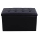 ΣΚΑΜΠΟ-ΜΠΑΟΥΛΟ PU ΜΕ ΑΠΟΘΗΚΕΥΤΙΚΟ ΧΩΡΟ PUNK ΜΑΥΡΟ HM279.01 90x50x52Υ εκ. | Mypouf.gr