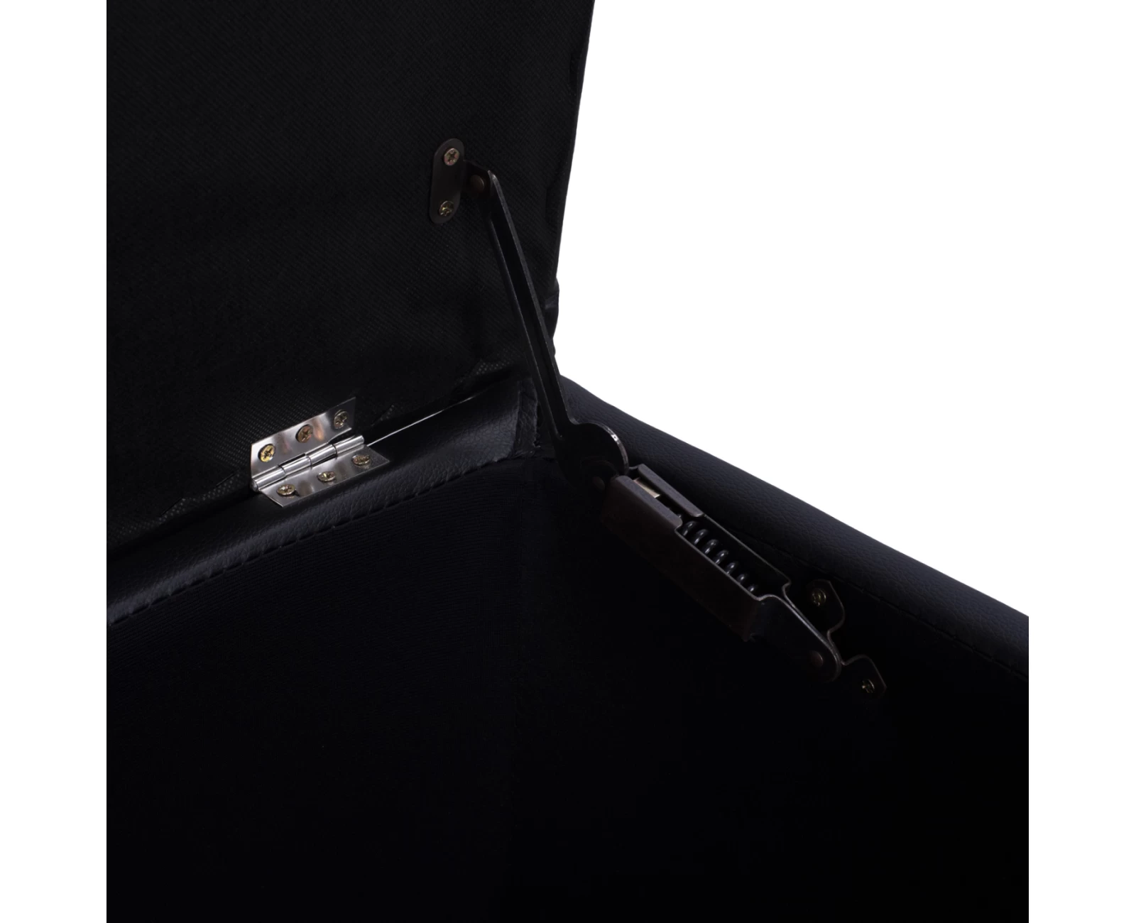 ΣΚΑΜΠΟ-ΜΠΑΟΥΛΟ PU ΜΕ ΑΠΟΘΗΚΕΥΤΙΚΟ ΧΩΡΟ PUNK ΜΑΥΡΟ HM279.01 90x50x52Υ εκ. | Mypouf.gr