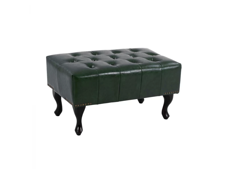 ΤΑΜΠΟΥΡΕ ΥΠΟΠΟΔΙΟ T.CHESTERFIELD EMMA HM226.08 PU ΚΥΠΑΡΙΣΣΙ-ΜΑΥΡΑ ΠΟΔΙΑ 80x45x39Yεκ.