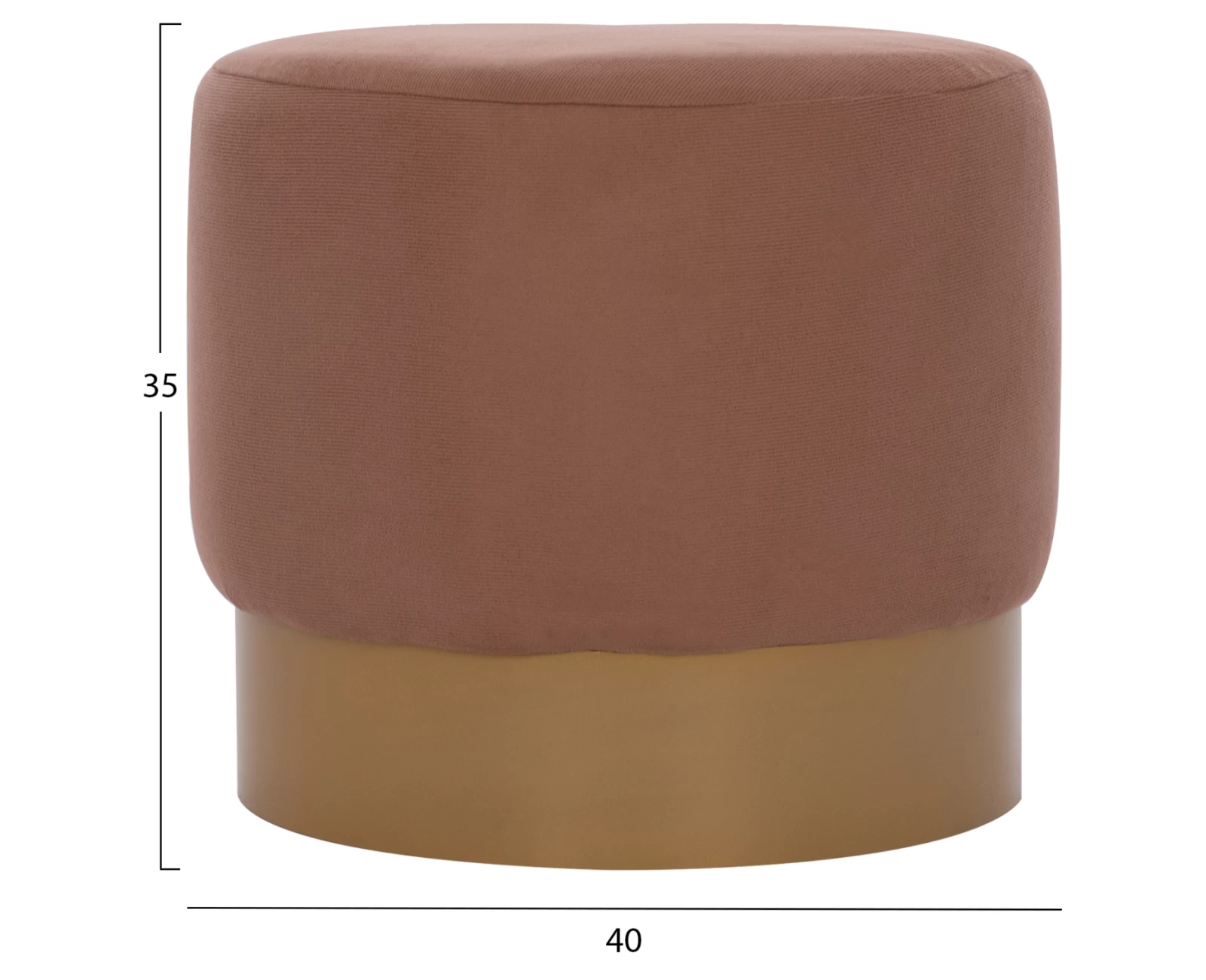 ΣΚΑΜΠΟ VINDE HM9260.04 ΚΑΦΕ ΜΕ ΧΡΥΣΗ ΒΑΣΗ Φ40x35 εκ. | Mypouf.gr ΣΚΑΜΠΟ VINDE HM9260.04 ΚΑΦΕ ΜΕ ΧΡΥΣΗ ΒΑΣΗ Φ40x35 εκ. | Mypouf.gr