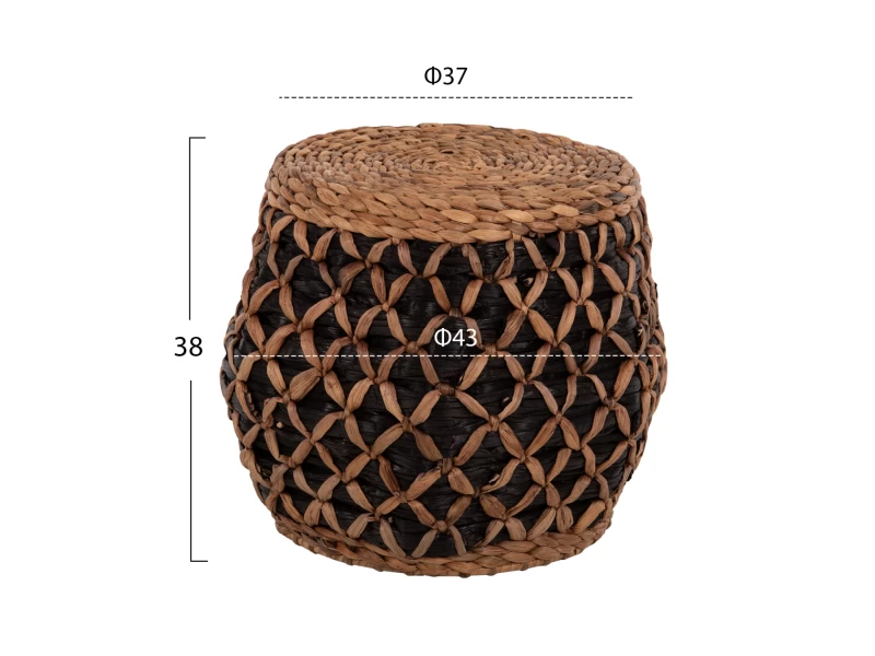 ΣΚΑΜΠΟ HM7869 ΦΥΣΙΚΟ ΜΑΥΡΟ-ΨΑΘΑ ΥΔΡΟΥΑΚΙΝΘΟΥ Φ43x38Y εκ.