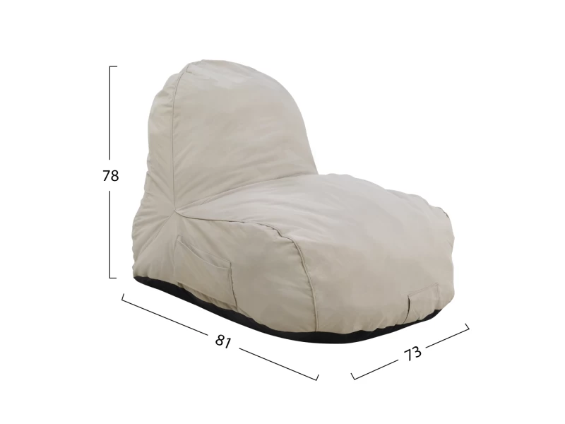 ΠΟΥΦ CLOUD ΑΔΙΑΒΡΟΧΗ ΠΟΛΥΘΡΟΝΑ HM5112.01 ΕΚΡΟΥ 6188 76x102x72Υεκ.