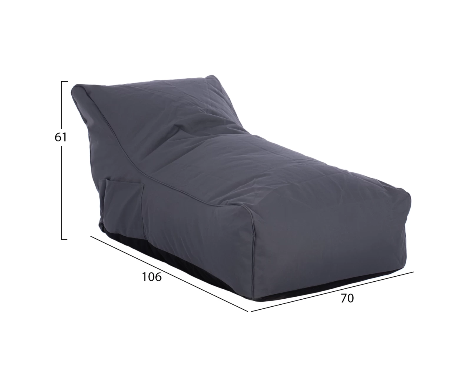 ΠΟΥΦ BLOOM ΑΔΙΑΒΡΟΧΟ HM5111.20 ΓΚΡΙ 106x70x61Υ εκ. | Mypouf.gr ΠΟΥΦ BLOOM ΑΔΙΑΒΡΟΧΟ HM5111.20 ΓΚΡΙ 106x70x61Υ εκ. | Mypouf.gr