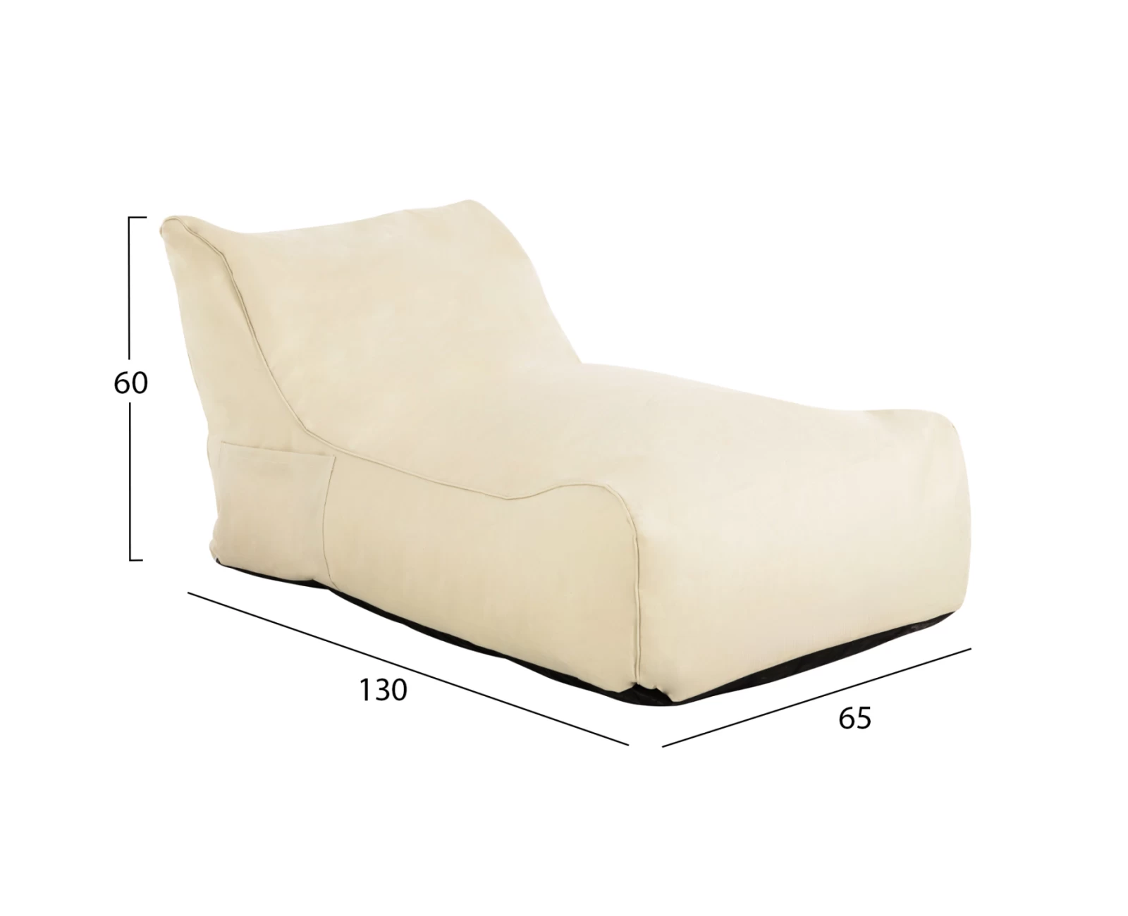 ΠΟΥΦ BLOOM ΑΔΙΑΒΡΟΧΟ HM5111.11 ΜΠΕΖ 106x70x61Υ εκ. | Mypouf.gr ΠΟΥΦ BLOOM ΑΔΙΑΒΡΟΧΟ HM5111.11 ΜΠΕΖ 106x70x61Υ εκ. | Mypouf.gr