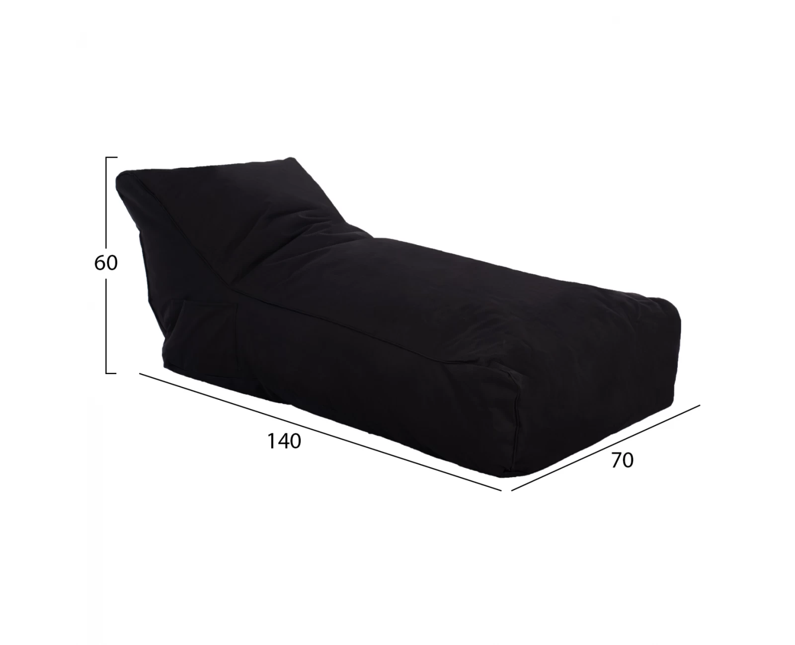 ΠΟΥΦ ALOK HM5806.04 ΜΑΥΡΟ ΜΕ UV PROTECTION 140x70x60Υ εκ. | Mypouf.gr ΠΟΥΦ ALOK HM5806.04 ΜΑΥΡΟ ΜΕ UV PROTECTION 140x70x60Υ εκ. | Mypouf.gr