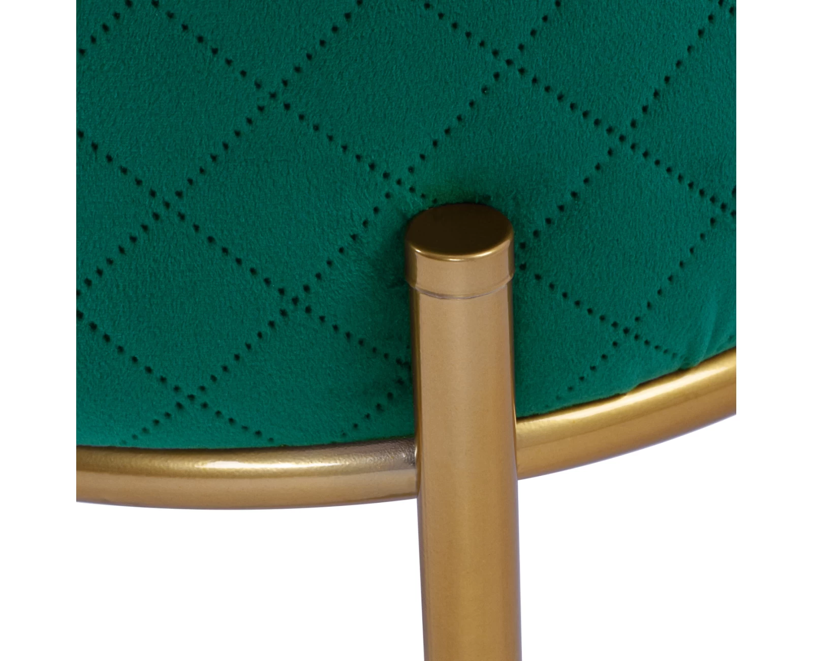 ΣΚΑΜΠΟ SINTA HM8638.03 ΑΠΟ ΚΥΠΑΡΙΣΣΙ ΒΕΛΟΥΔΟ ΜΕ ΧΡΥΣΗ ΒΑΣΗ 42x42x38Υ εκ. | Mypouf.gr