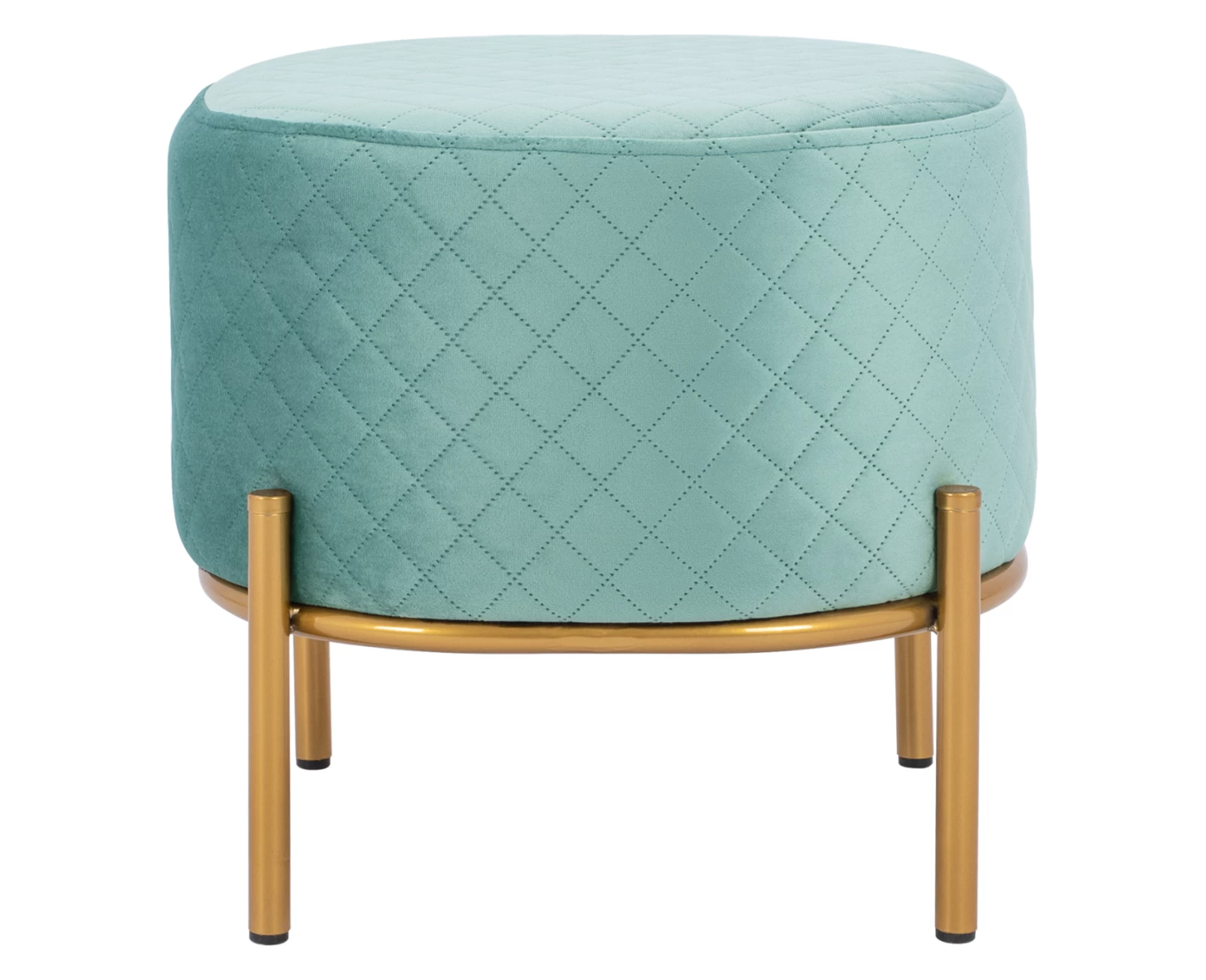 ΣΚΑΜΠΟ SINTA HM8638.07 ΑΠΟ ΦΥΣΤΙΚΙ ΒΕΛΟΥΔΟ ΜΕ ΧΡΥΣΗ ΒΑΣΗ 42x42x38Υ εκ. | Mypouf.gr