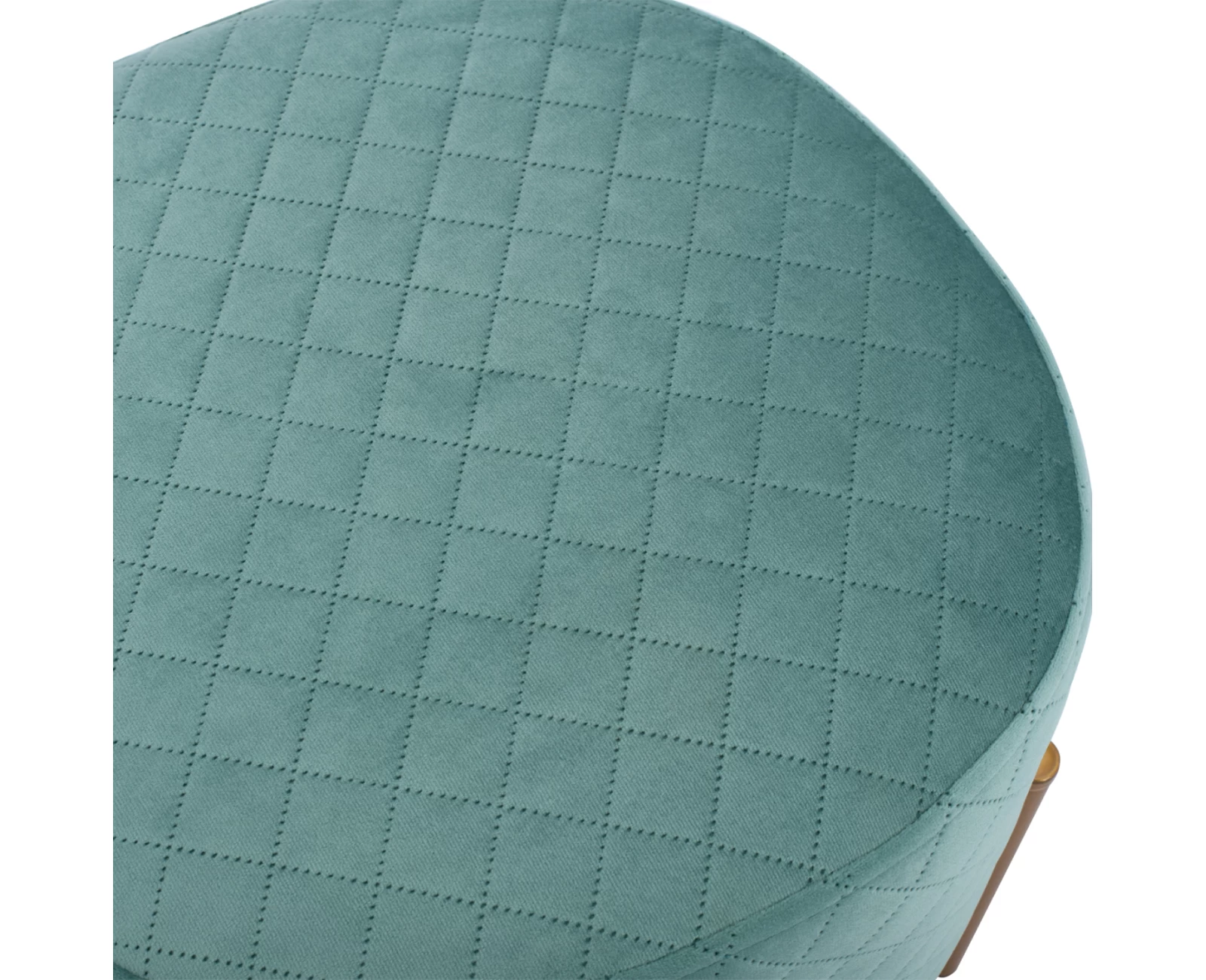 ΣΚΑΜΠΟ SINTA HM8638.07 ΑΠΟ ΦΥΣΤΙΚΙ ΒΕΛΟΥΔΟ ΜΕ ΧΡΥΣΗ ΒΑΣΗ 42x42x38Υ εκ. | Mypouf.gr