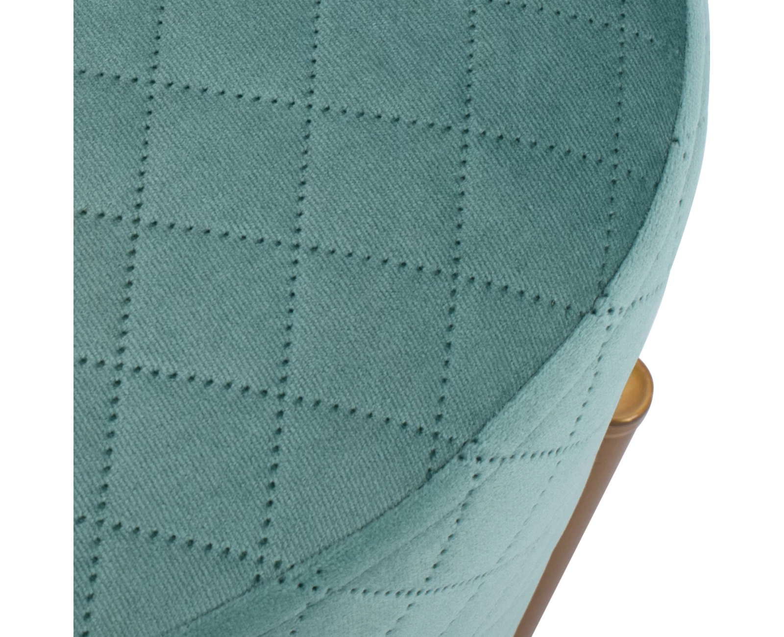 ΣΚΑΜΠΟ SINTA HM8638.07 ΑΠΟ ΦΥΣΤΙΚΙ ΒΕΛΟΥΔΟ ΜΕ ΧΡΥΣΗ ΒΑΣΗ 42x42x38Υ εκ. | Mypouf.gr