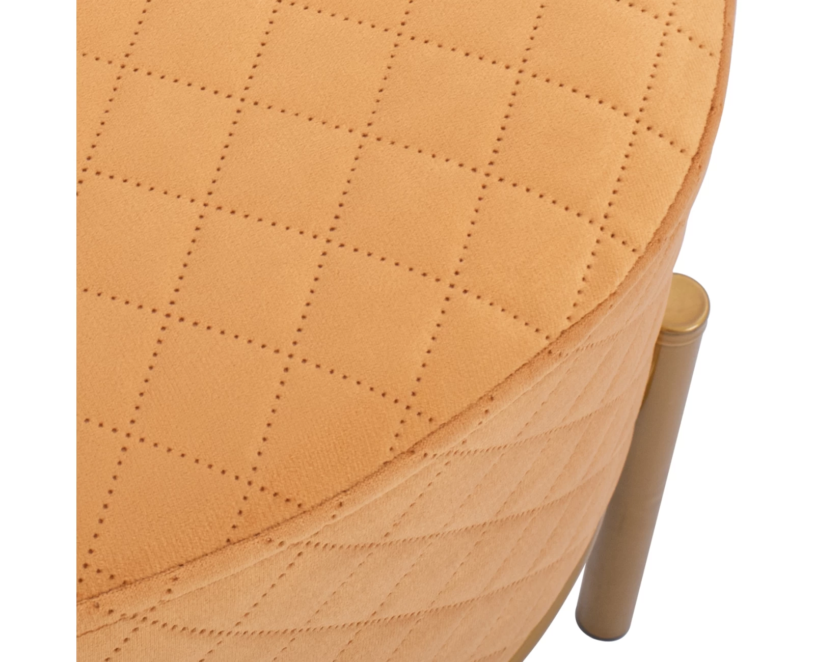 ΣΚΑΜΠΟ SINTA HM8638.09 ΑΠΟ ΧΡΥΣΟ ΒΕΛΟΥΔΟ ΜΕ ΧΡΥΣΗ ΒΑΣΗ 42x42x38Υ εκ. | Mypouf.gr