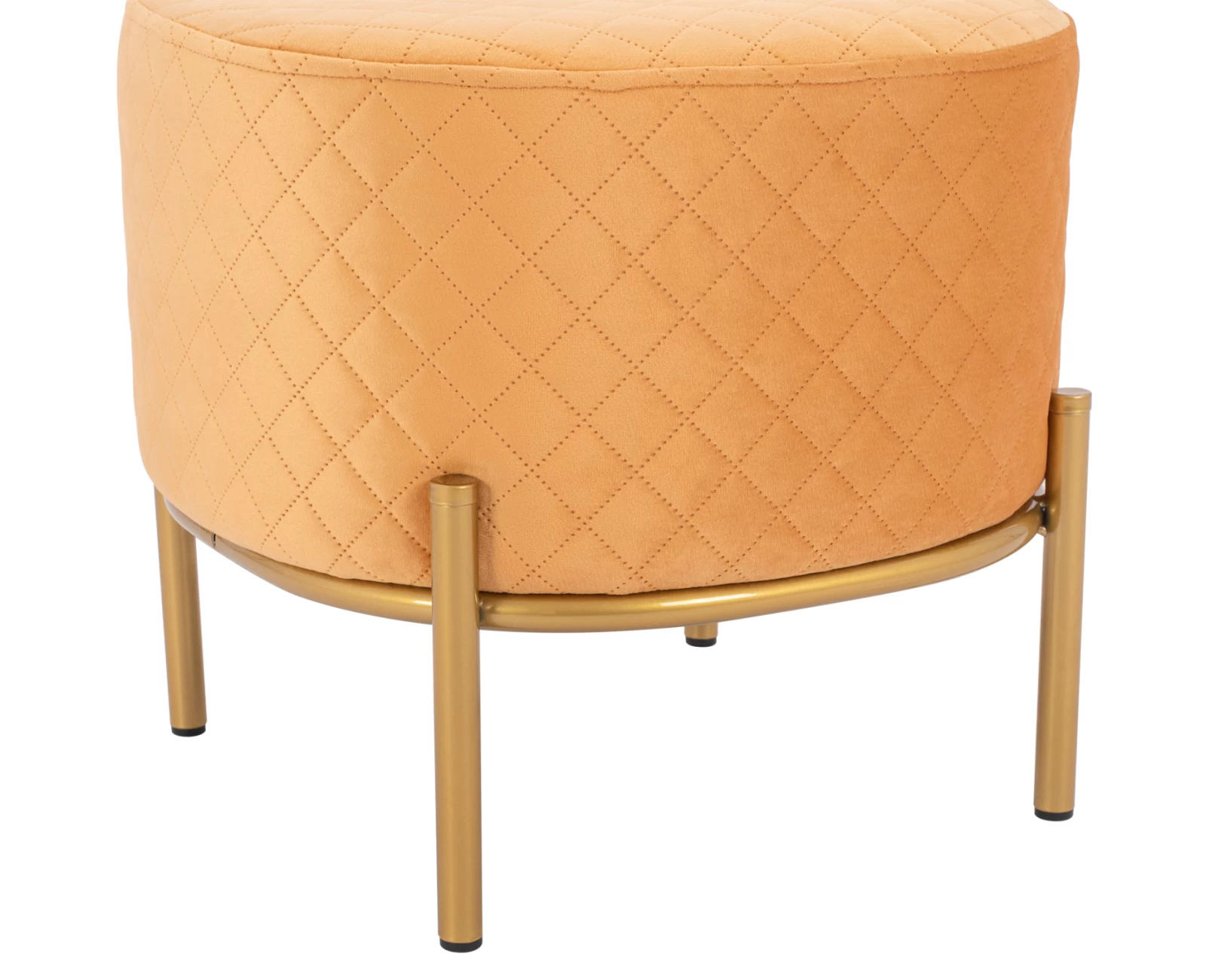 ΣΚΑΜΠΟ SINTA HM8638.09 ΑΠΟ ΧΡΥΣΟ ΒΕΛΟΥΔΟ ΜΕ ΧΡΥΣΗ ΒΑΣΗ 42x42x38Υ εκ. | Mypouf.gr