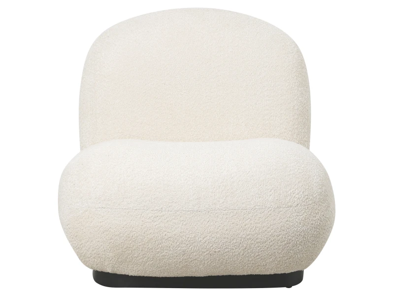 ΠΟΛΥΘΡΟΝΑ BEANY HM9591.06 ΕΚΡΟΥ ΜΠΟΥΚΛΕ ΥΦΑΣΜΑ 85x82x77Υ εκ.