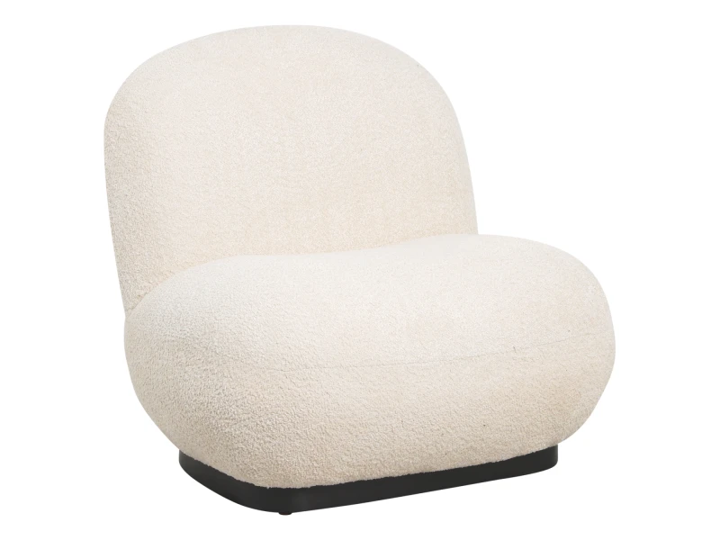 ΠΟΛΥΘΡΟΝΑ BEANY HM9591.06 ΕΚΡΟΥ ΜΠΟΥΚΛΕ ΥΦΑΣΜΑ 85x82x77Υ εκ.