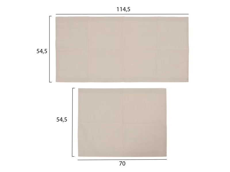 ΠΑΝΙ TEXTILENE ΑΝΤΑΛΛΑΚΤΙΚΟ ΞΑΠΛΩΣΤΡΑΣ CRETA ΜΠΕΖ HM5887.02