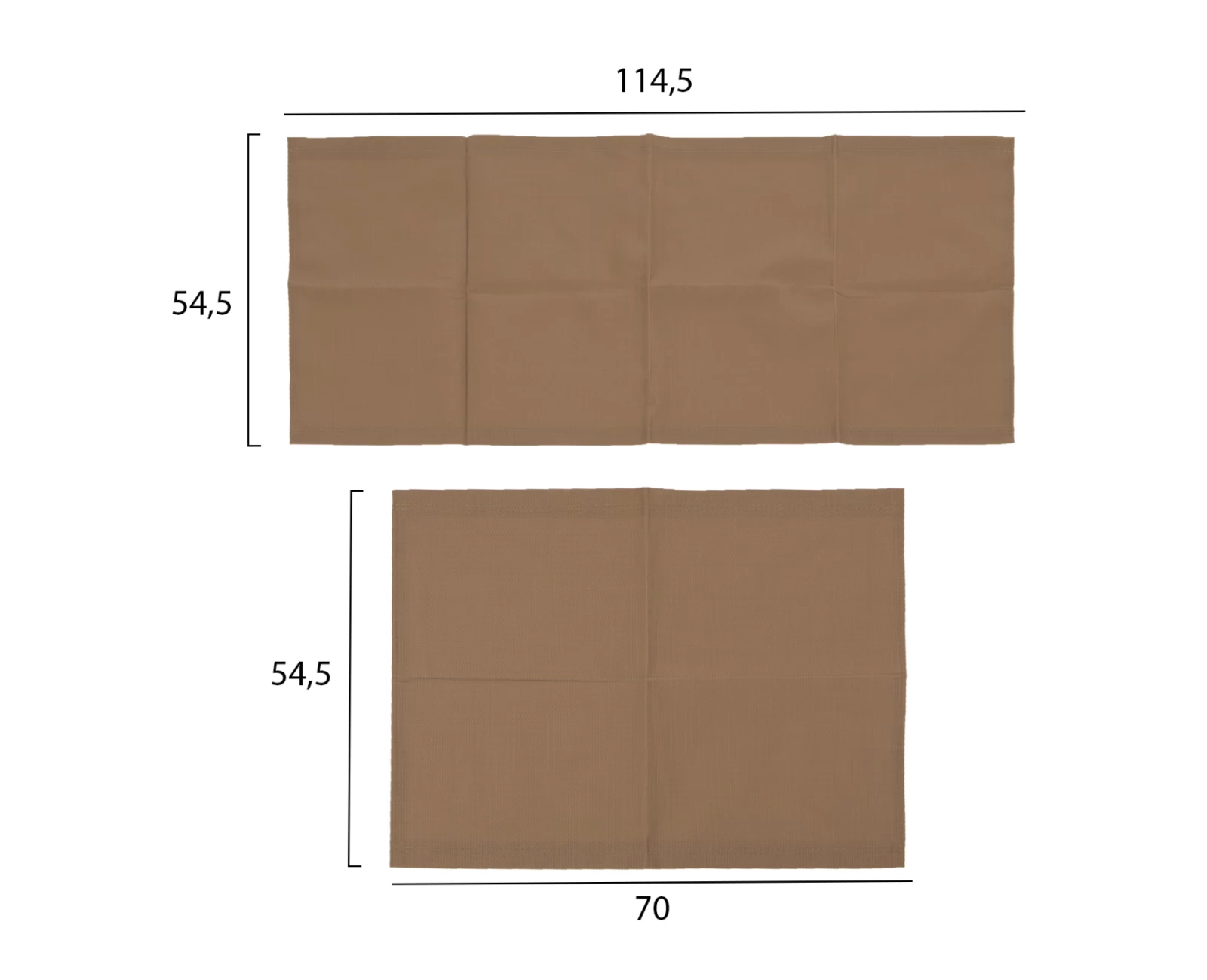 ΠΑΝΙ TEXTILENE ΑΝΤΑΛΛΑΚΤΙΚΟ ΞΑΠΛΩΣΤΡΑΣ CRETA MOKA HM5887.04 | Mypouf.gr