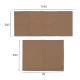 ΠΑΝΙ TEXTILENE ΑΝΤΑΛΛΑΚΤΙΚΟ ΞΑΠΛΩΣΤΡΑΣ CRETA MOKA HM5887.04 | Mypouf.gr