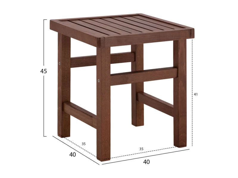 ΣΚΑΜΠΩ-ΤΡΑΠΕΖΑΚΙ ΚΑΡΥΔΙ ΕΜΠΟΤΙΣΜΟΥ KOLI 40Χ40X45Υεκ.  HM289.02