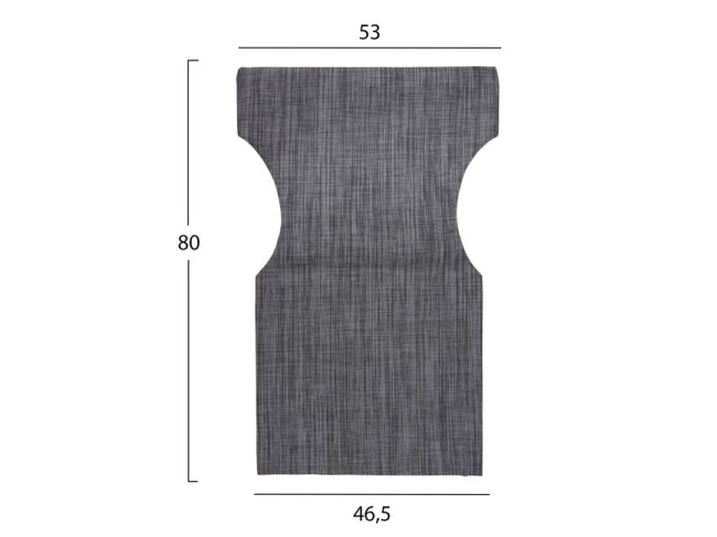 ΜΑΞΙΛΑΡΙ TEXTILENE 600gr/m2 2X1 ΓΚΡΙ ΓΙΑ ΠΟΛΥΘΡΟΝΑ ΣΚΗΝΟΘΕΤΗ HM5272.10 46.5Χ53Χ80Υεκ.