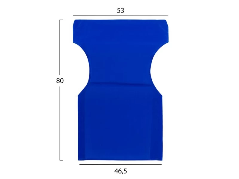 ΜΑΞΙΛΑΡΙ TEXTILENE 600gr/m2 2X1 ΜΠΛΕ ΓΙΑ ΠΟΛΥΘΡΟΝΑ ΣΚΗΝΟΘΕΤΗ HM5272.01 46.5Χ53Χ80Υεκ.