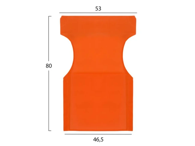ΜΑΞΙΛΑΡΙ TEXTILENE 600gr/m2 2X1 ΠΟΡΤΟΚΑΛΙ ΓΙΑ ΠΟΛΥΘΡΟΝΑ ΣΚΗΝ. HM5272.02 46.5Χ53Χ80Υεκ.