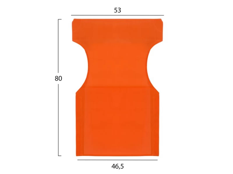 ΜΑΞΙΛΑΡΙ TEXTILENE 600gr/m2 2X1 ΠΟΡΤΟΚΑΛΙ ΓΙΑ ΠΟΛΥΘΡΟΝΑ ΣΚΗΝ. HM5272.02 46.5Χ53Χ80Υεκ.