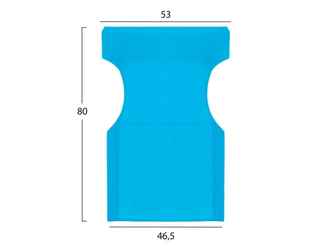 ΜΑΞΙΛΑΡΙ TEXTILENE 600gr/m2 2X1 ΓΑΛΑΖΙΟ ΓΙΑ ΠΟΛΥΘΡΟΝΑ ΣΚΗΝΟΘΕΤΗ HM5272.08 46.5Χ53Χ80Υεκ.