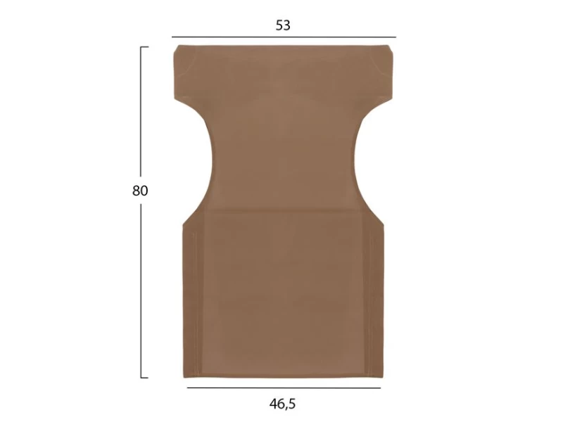 ΜΑΞΙΛΑΡΙ TEXTILENE 600gr/m2 2X1 MOKA ΓΙΑ ΠΟΛΥΘΡΟΝΑ ΣΚΗΝΟΘΕΤΗ HM5272.04 46.5Χ53Χ80Υεκ.