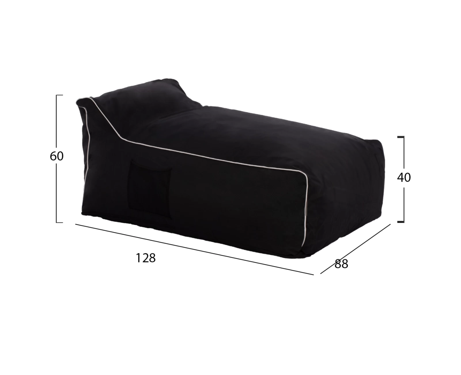 ΠΟΥΦ ZAFER HM5772.12 ΜΕ TEXTILINE ΜΑΥΡΟ ΚΑΙ ΛΕΥΚΟ ΡΕΛΙ 88x128x40-60Υ εκ. | Mypouf.gr ΠΟΥΦ ZAFER HM5772.12 ΜΕ TEXTILINE ΜΑΥΡΟ ΚΑΙ ΛΕΥΚΟ ΡΕΛΙ 88x128x40-60Υ εκ. | Mypouf.gr
