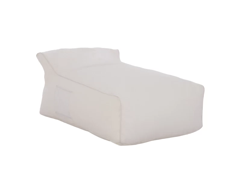 ΠΟΥΦ ZAFER HM5772.11 ΜΕ TEXTILENE 600gr/m2 2X1 ΛΕΥΚΟ 88x128x60Υεκ