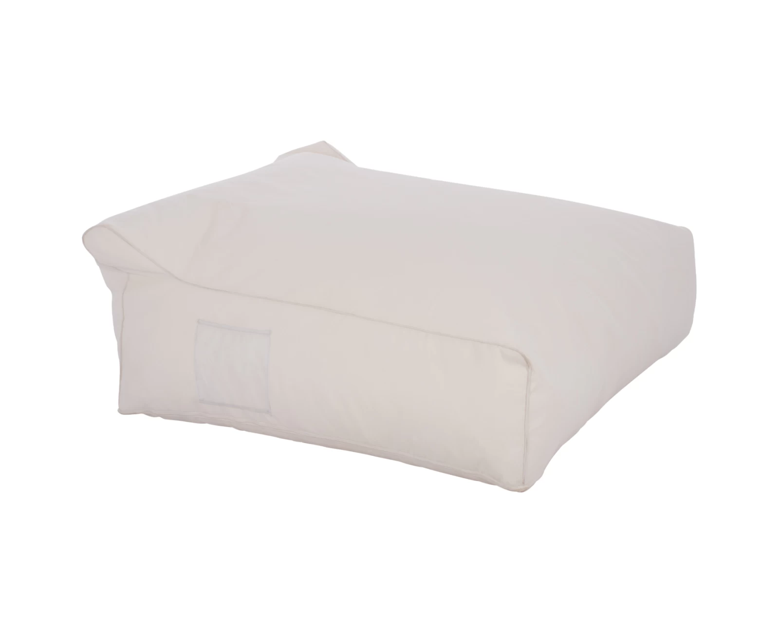 ΠΟΥΦ YAMIN 2ΑΤΟΜΩΝ ΜΕ TEXTILENE 600gr/m2 2X1 ΛΕΥΚΟ HM5773.11 140x140x40-60Υεκ. | Mypouf.gr