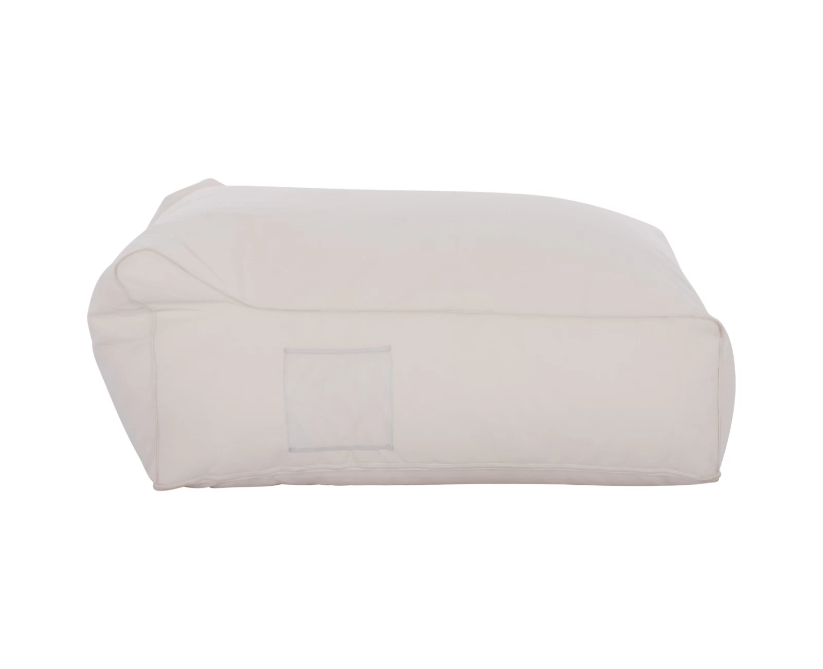 ΠΟΥΦ YAMIN 2ΑΤΟΜΩΝ ΜΕ TEXTILENE 600gr/m2 2X1 ΛΕΥΚΟ HM5773.11 140x140x40-60Υεκ. | Mypouf.gr