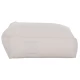 ΠΟΥΦ YAMIN 2ΑΤΟΜΩΝ ΜΕ TEXTILENE 600gr/m2 2X1 ΛΕΥΚΟ HM5773.11 140x140x40-60Υεκ. | Mypouf.gr
