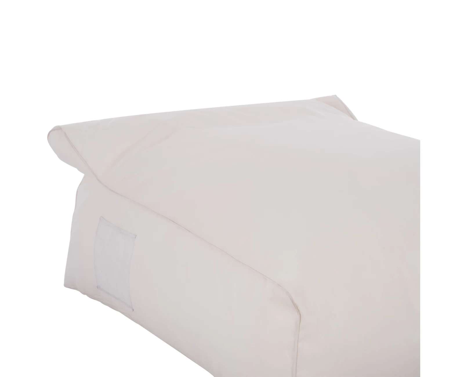 ΠΟΥΦ YAMIN 2ΑΤΟΜΩΝ ΜΕ TEXTILENE 600gr/m2 2X1 ΛΕΥΚΟ HM5773.11 140x140x40-60Υεκ. | Mypouf.gr