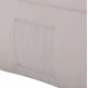 ΠΟΥΦ YAMIN 2ΑΤΟΜΩΝ ΜΕ TEXTILENE 600gr/m2 2X1 ΛΕΥΚΟ HM5773.11 140x140x40-60Υεκ. | Mypouf.gr